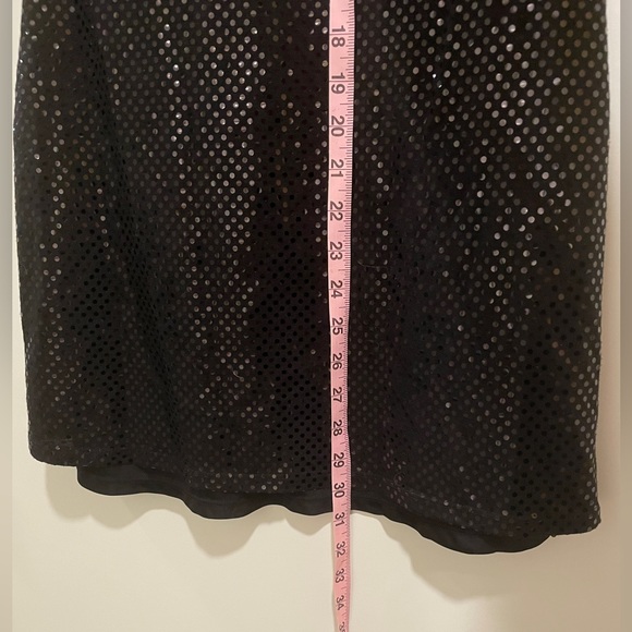 Express Black Sequin Mini Party Dress size XS - Picture 7 of 9